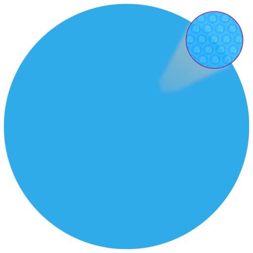 Plutajući Okrugli PE Solarni Pokrivač za Bazen 455 cm Plavi