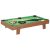 Mini biljarski stol 92 x 52 x 19 cm smeđe-zeleni