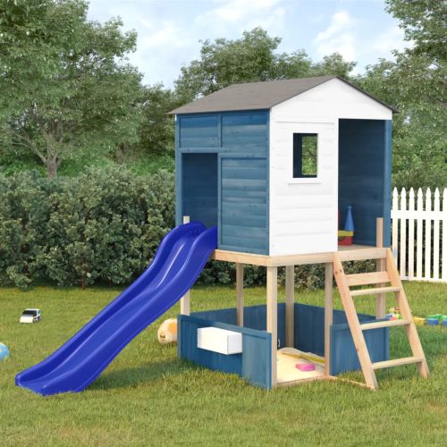 Tobogan za igru plavi 175 x 38 x 23 cm od polipropilena
