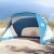 Šator za plažu azurnoplavi 274x178x170/148 cm 185T poliesterski
