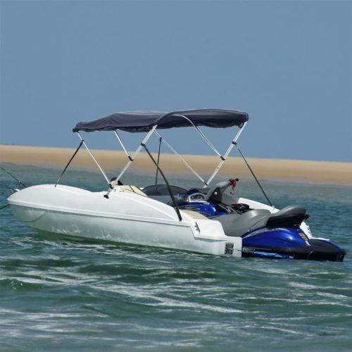Tenda bimini s 3 luka i bočnim stijenkama 183x(137-152)x137 cm