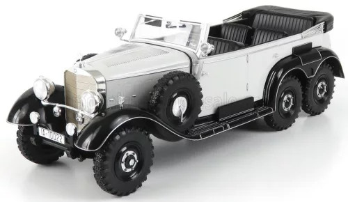 MCG Mercedes G4 (W31) Six-Wheeler Cabriolet OPEN 1938 - Grey Black model automobila  1/18